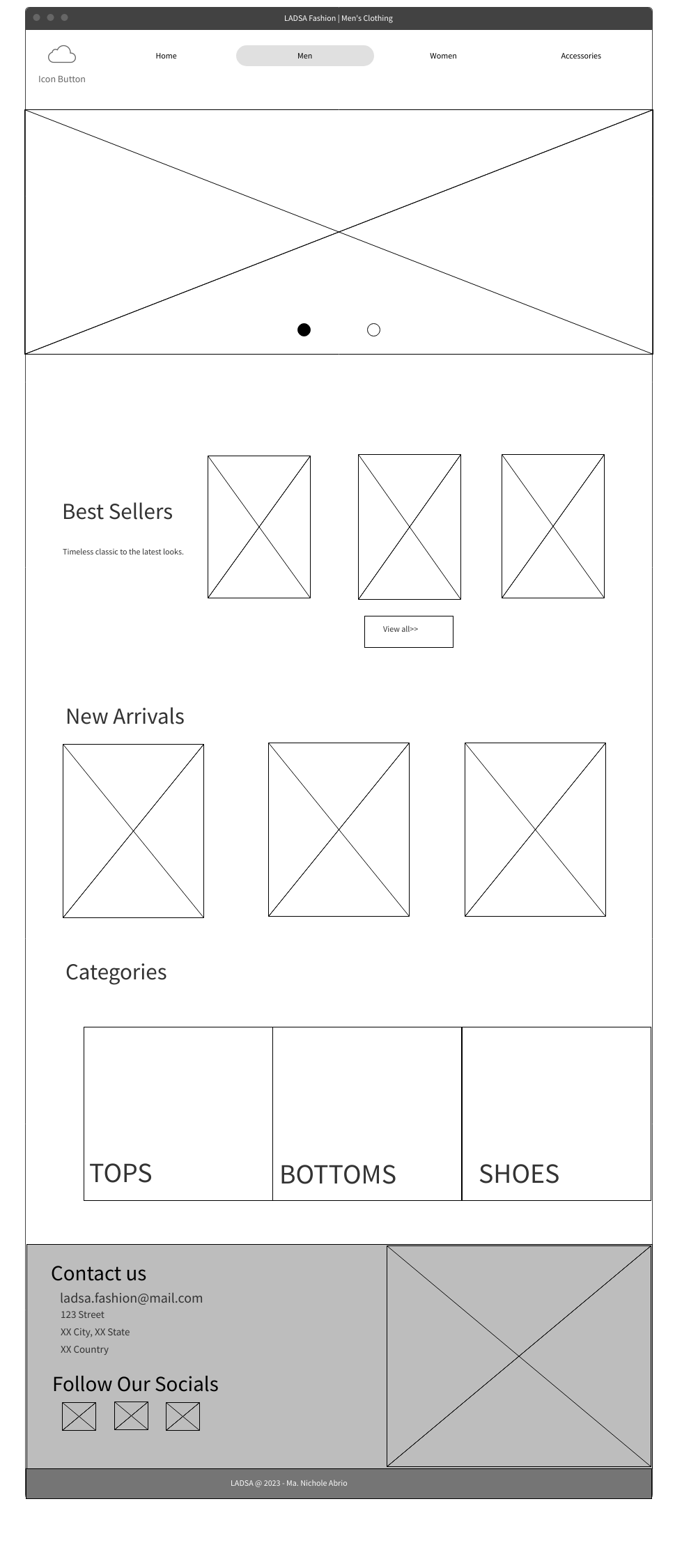 page 2 wireframe